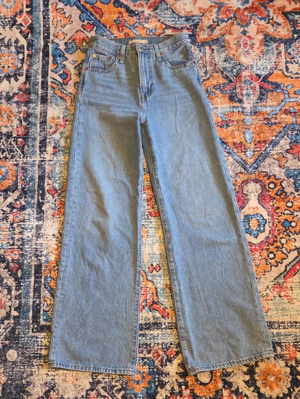 Levi's Ribcage Wide Leg Jeans Size 25